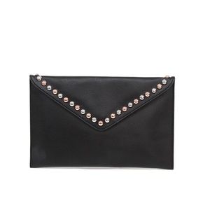 B-Low the Belt Vegan Studded Clutch